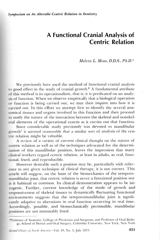 Dr. Moss’ Article page 1