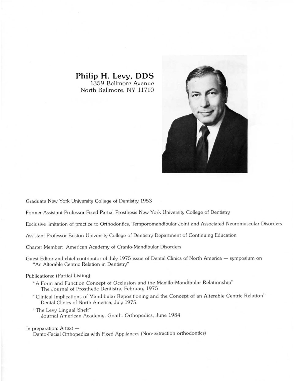 Dr. Levy's Monograph page 2 Dr. Levy's Monograph page 2